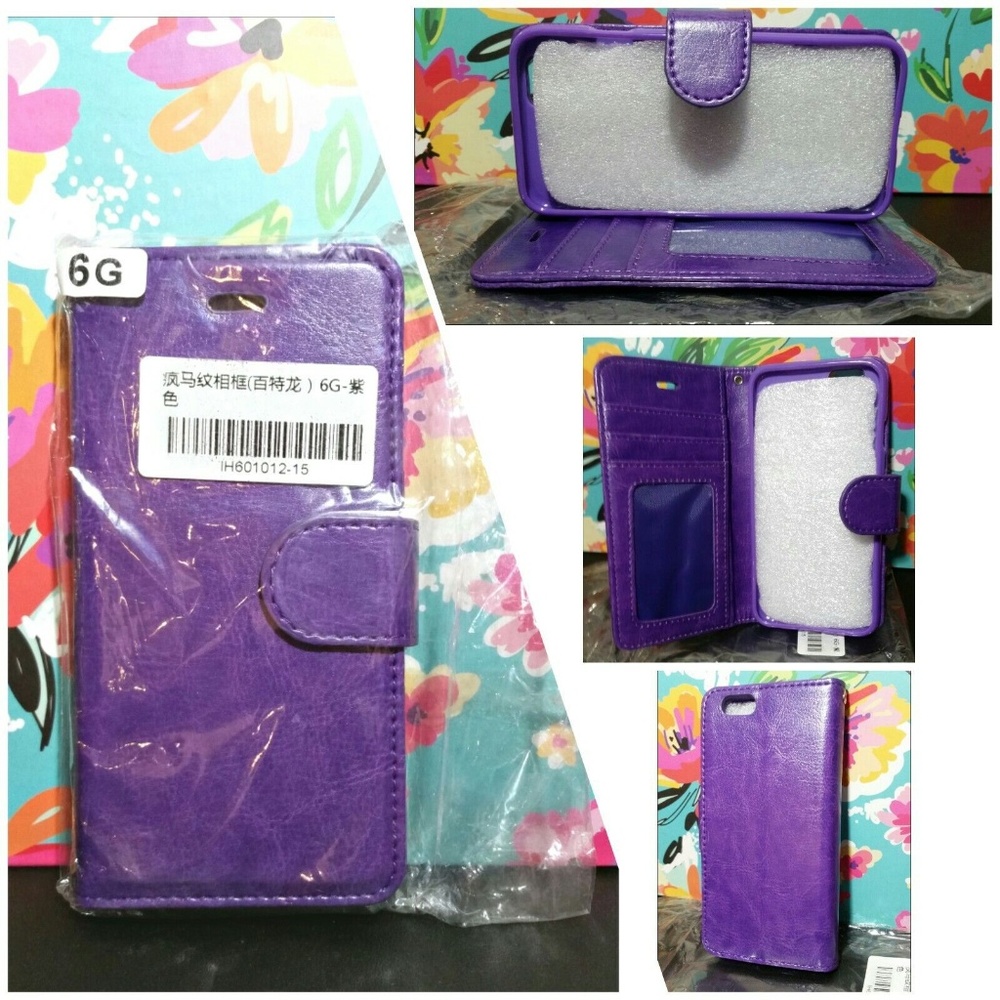 🚫SOLD🚫Iphone 6/6S ~NEW~ Wallet Card Case w Stand